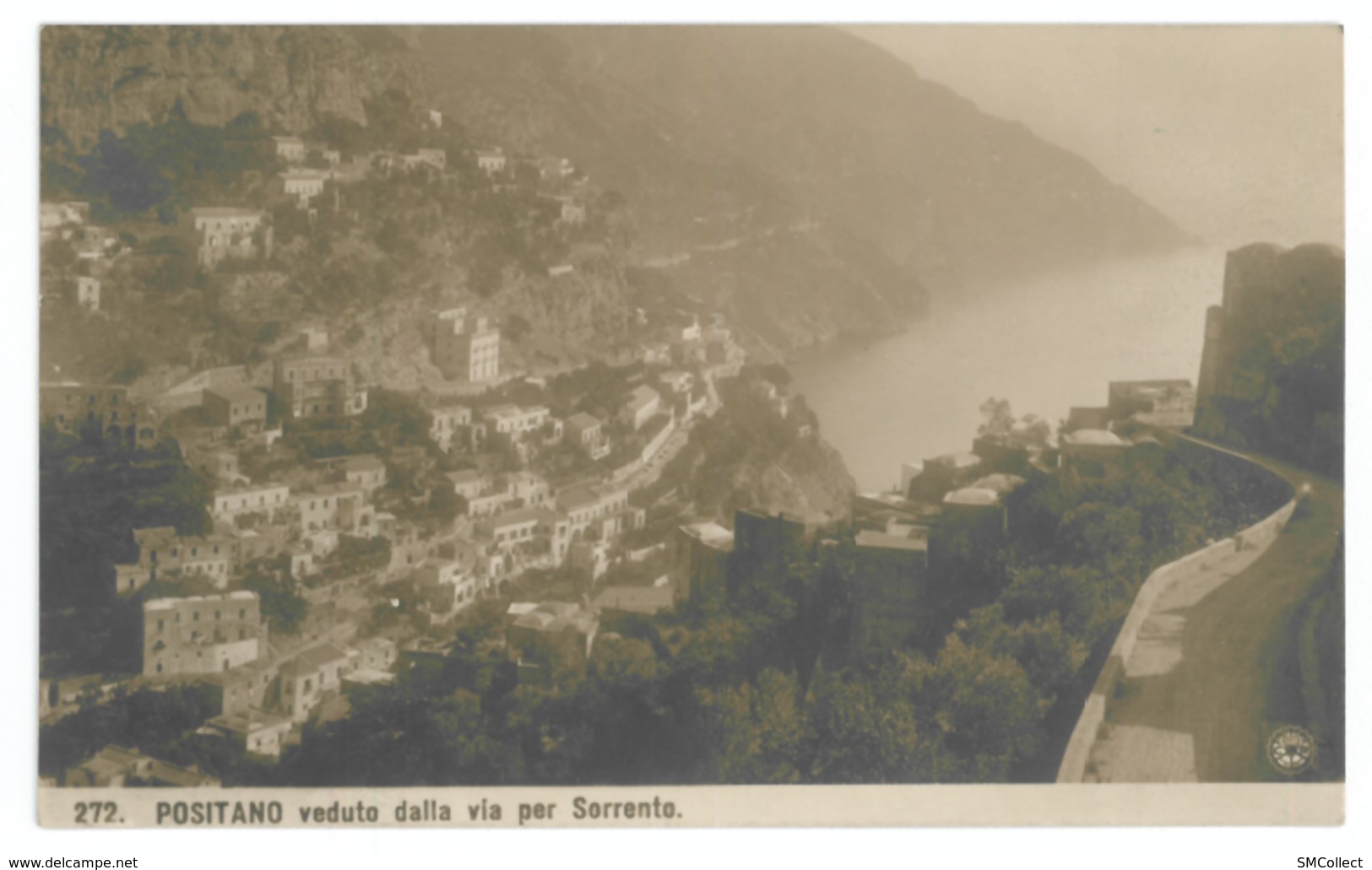 Italie. Positano, Lot De 2 Cartes : Panorama Da Mare / Veduto Dalla Via Per Sorrento (10169) - Altri & Non Classificati