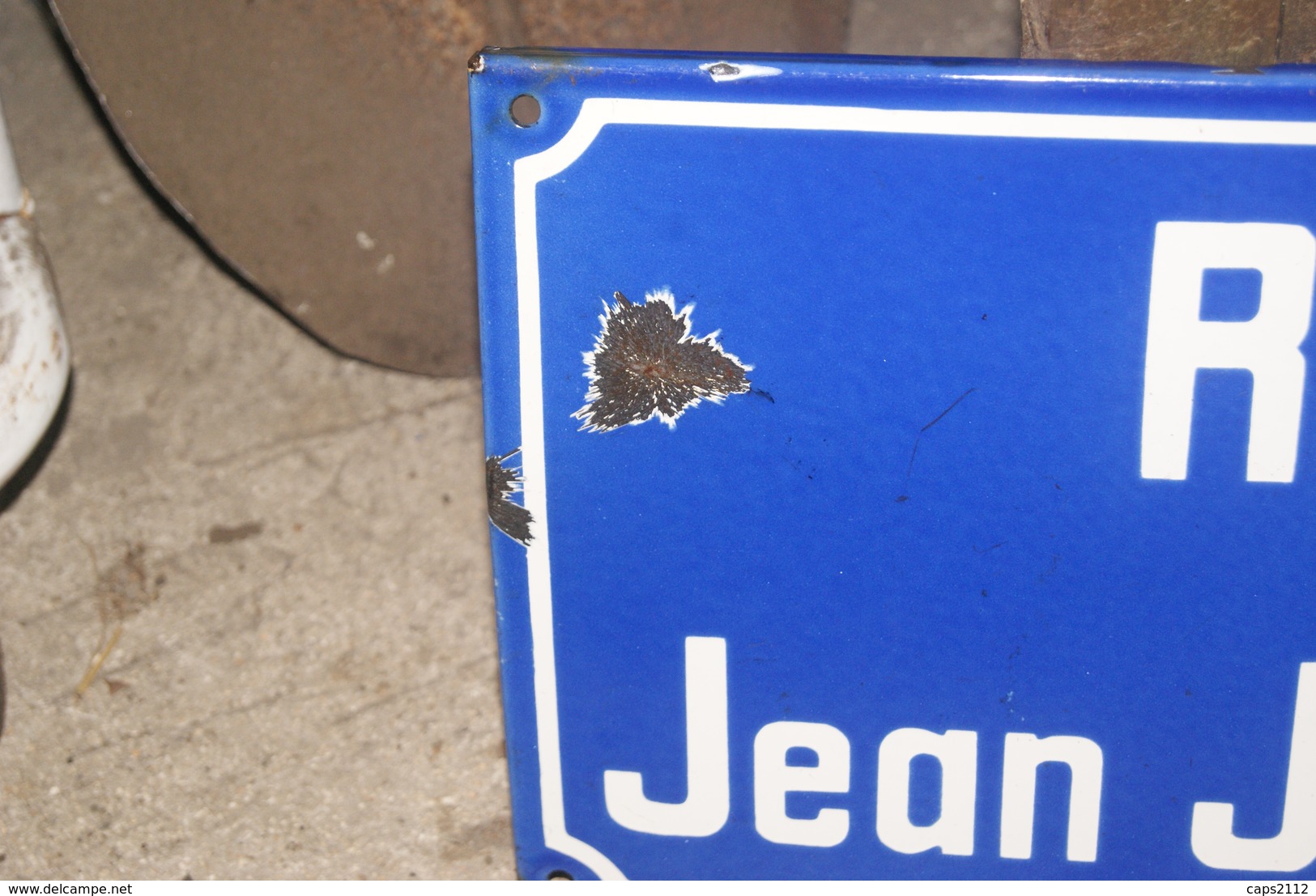 PLAQUE EMAILLEE - JEAN JAURES - Other & Unclassified