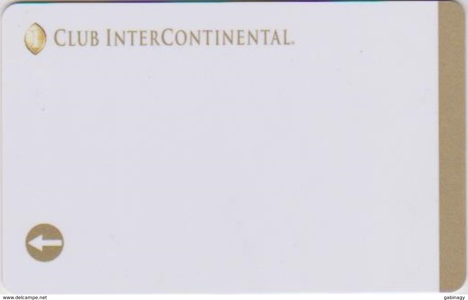 HOTEL KEYS - 2111 - EGYPT - CLUB INTERCONTINENTAL - Chiavi Elettroniche Di Alberghi