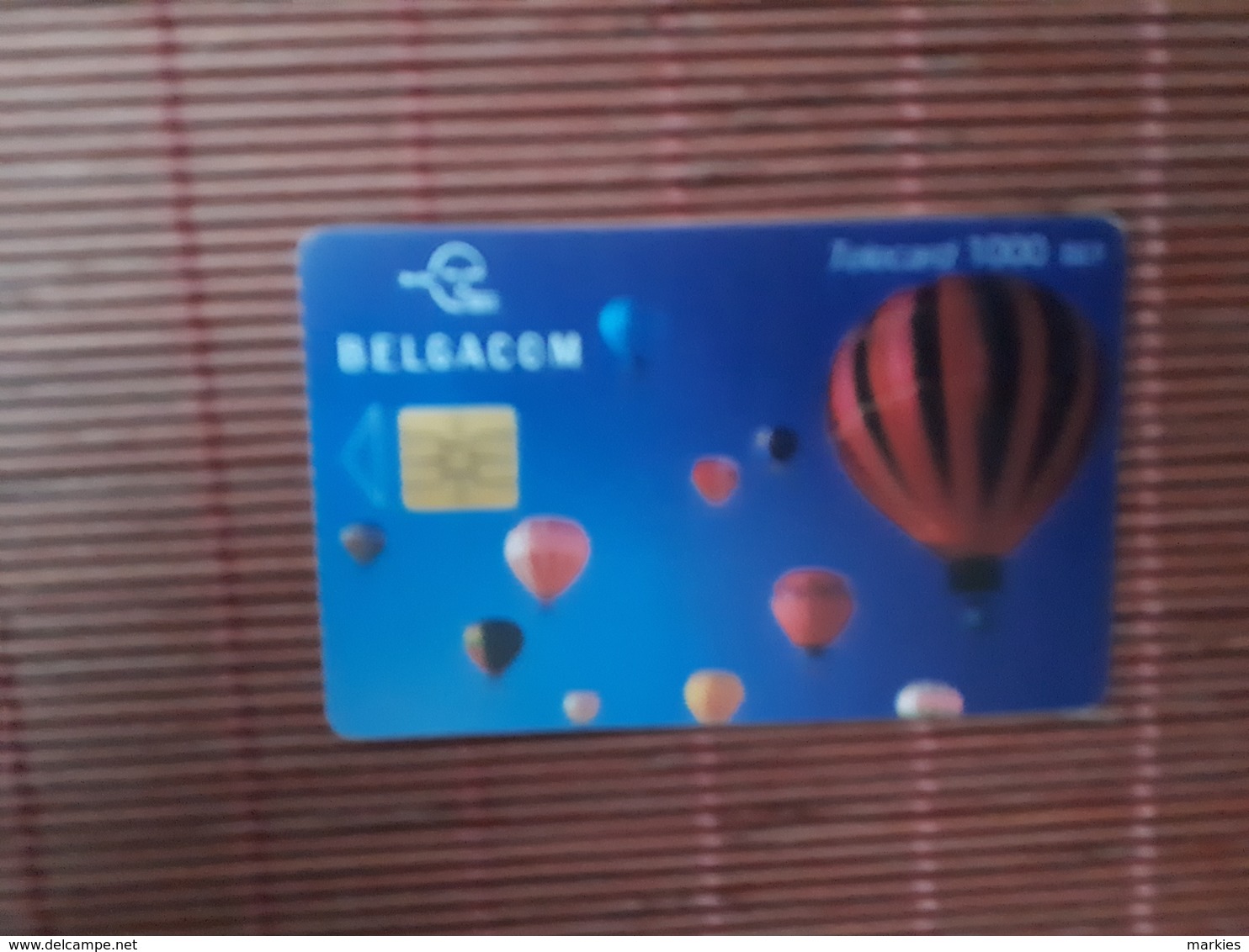 Phonecard Airballon 1000 BEF Used  OI 31.07.2003 Low Issue - Avec Puce