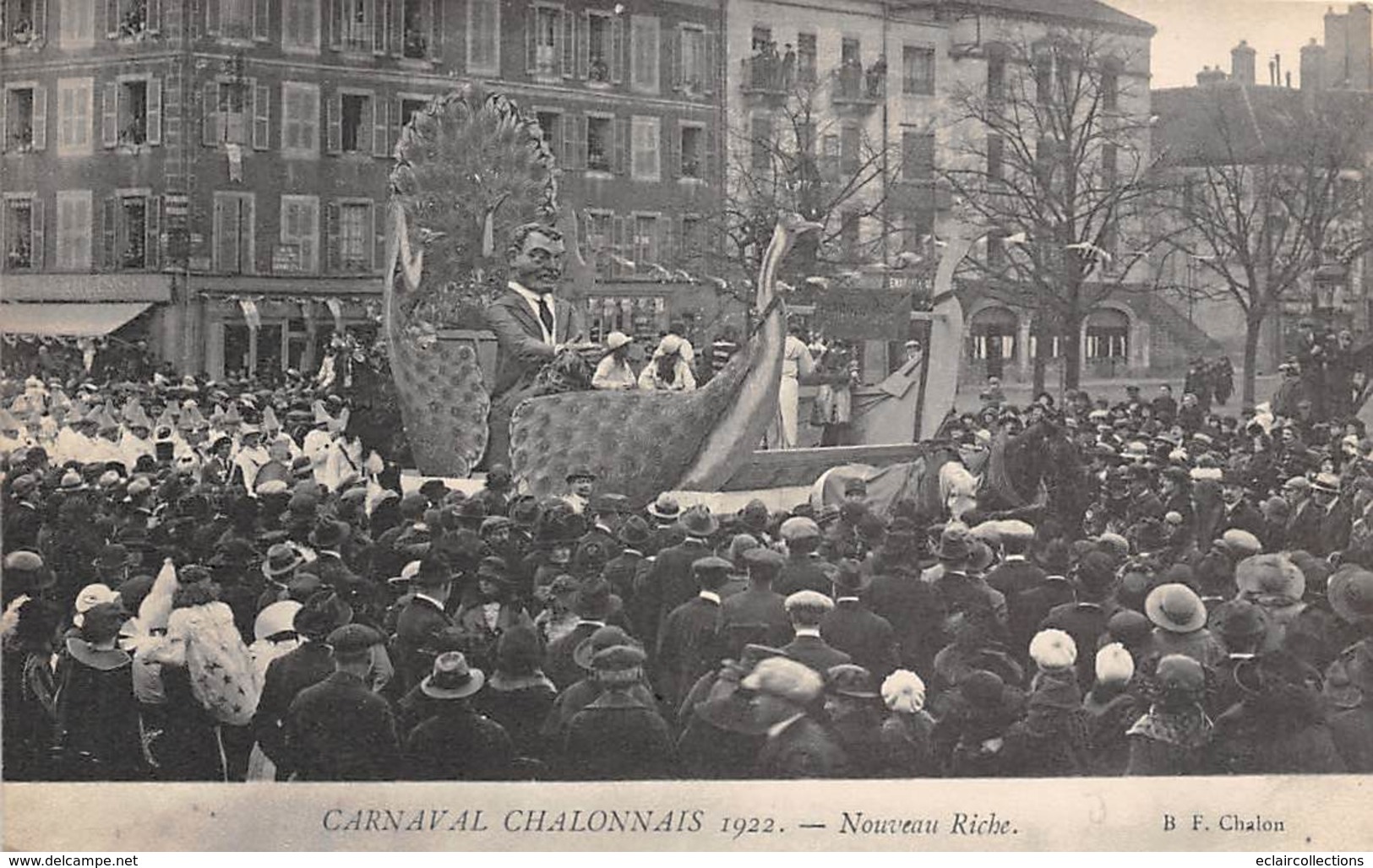 Chalon Sur Saône     71         Carnaval 1922.  Nouveau Riche          (voir Scan) - Chalon Sur Saone