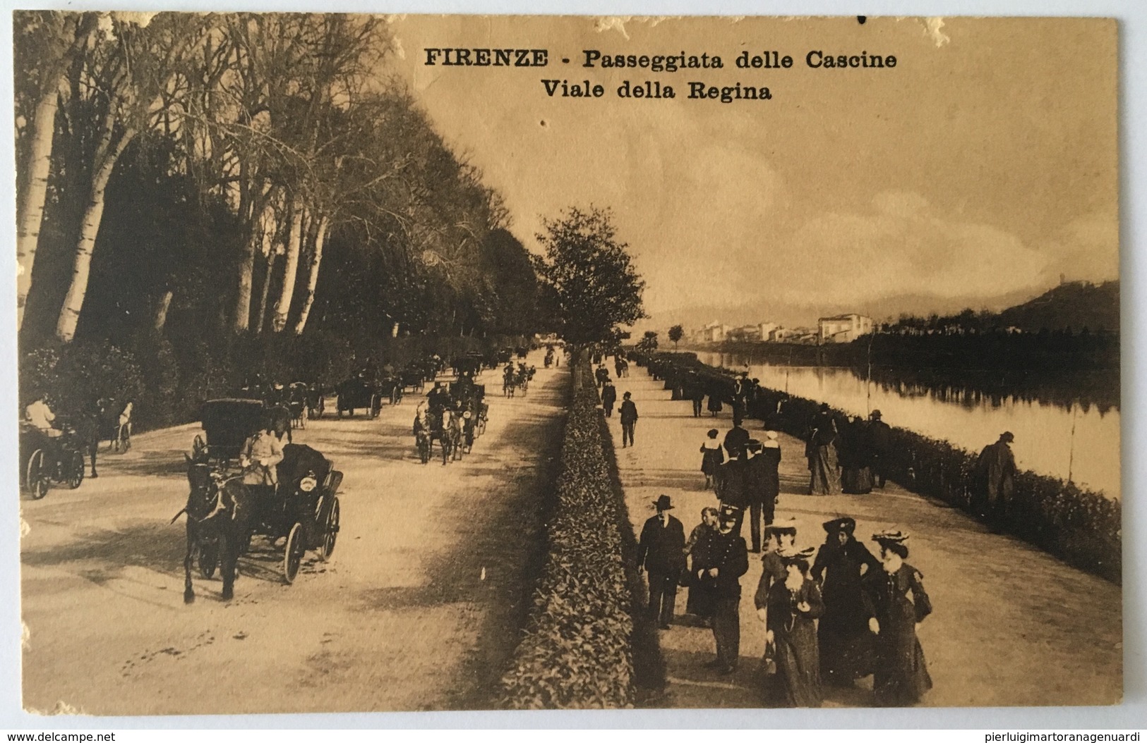 V 12025 Firenze - Passeggiata Delle Cascine - Viale Della Regina - Firenze