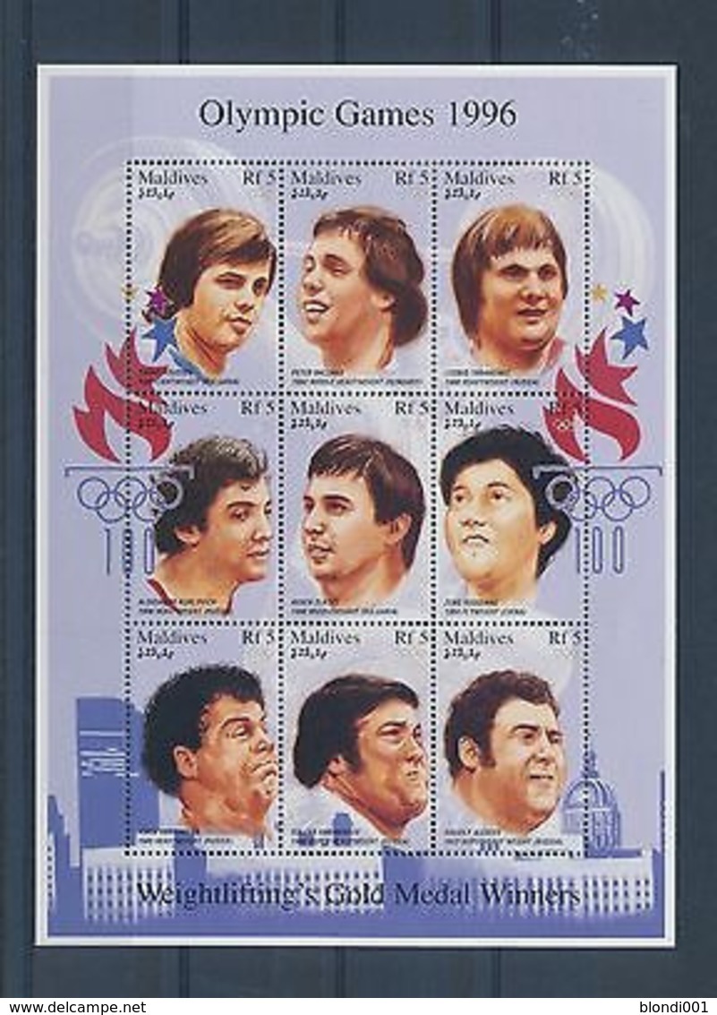 Olympics 1996 - Weightlifting - MALDIVES - Sheet MNH - Ete 1996: Atlanta