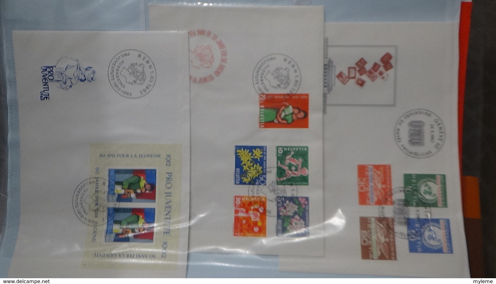 Lot De 57 Enveloppes 1er Jour Et Autres De Suisse. A Saisir !!! - Collections (en Albums)