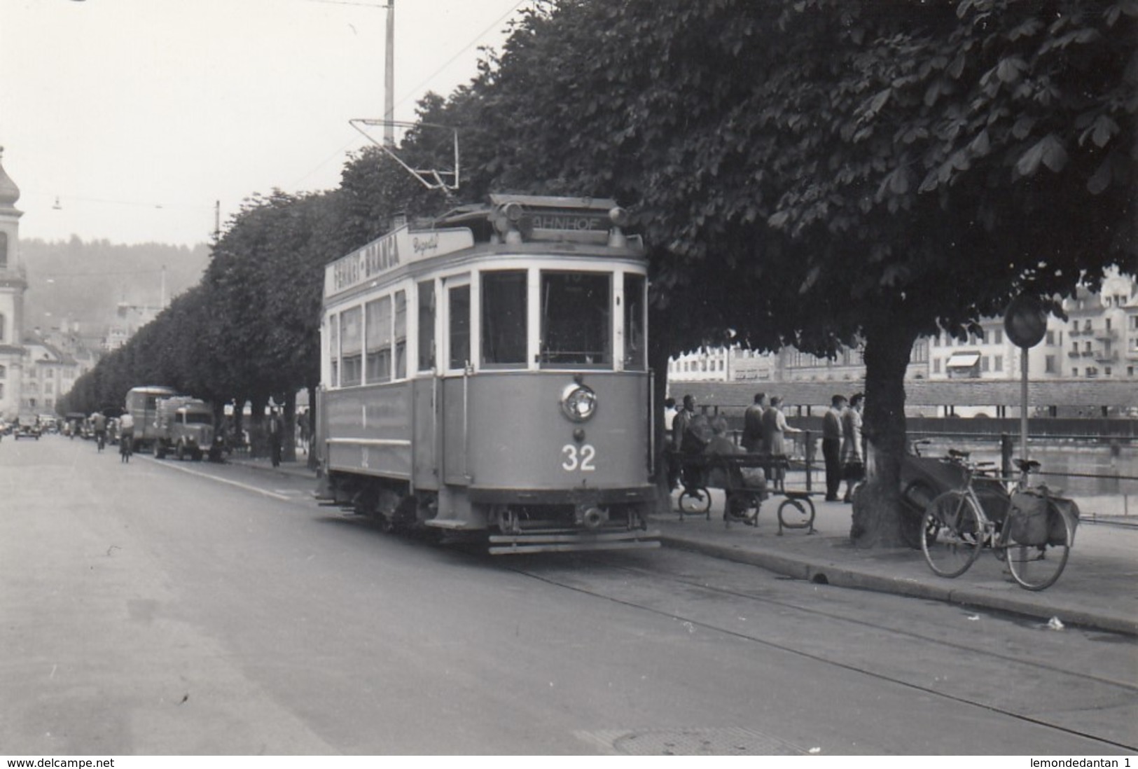 Tram Luzern 8 X 5,5 Cm. Photo, No Postcard. - Lucerne