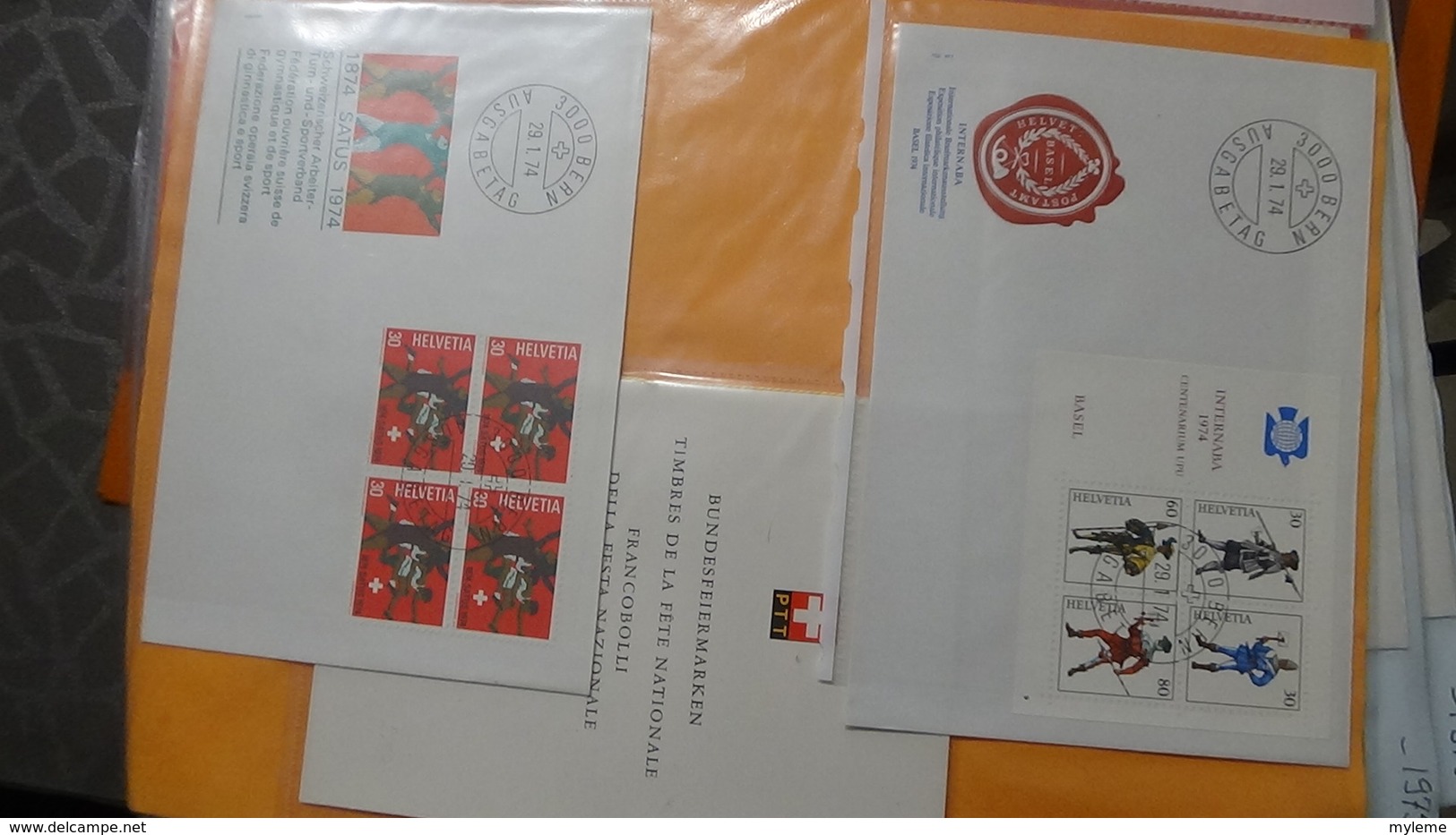 Lot De 53 Enveloppes 1er Jour Et Autres De Suisse. A Saisir !!! - Collections (en Albums)