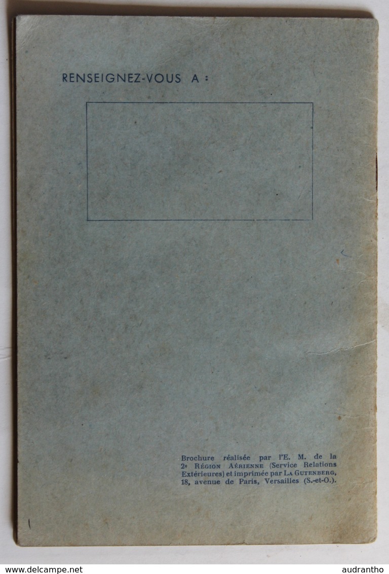 Livret Je Veux être Aviateur Armée De L'Air Préparation Militaire élémentaire Grades Et Insignes - Francese