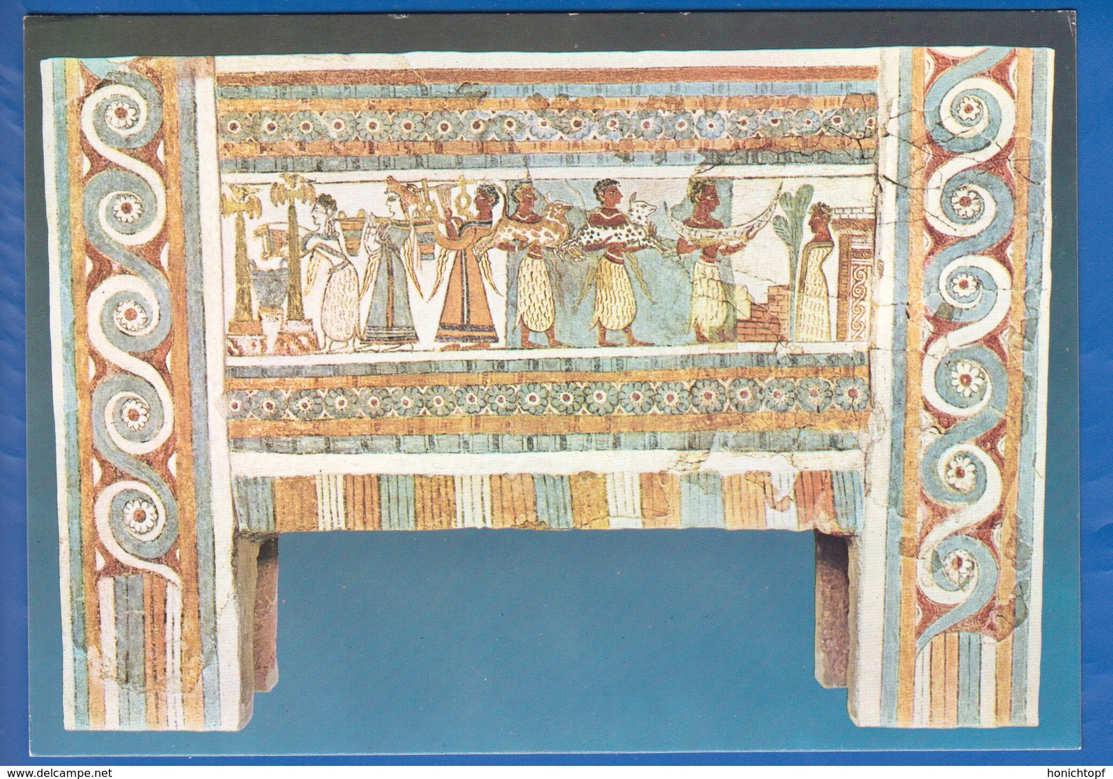 Kunst; Museum Heracleion; Greece; Sarcophagus Vom Hagia Triadha; Big, Grandformat 167x118mm - Museos