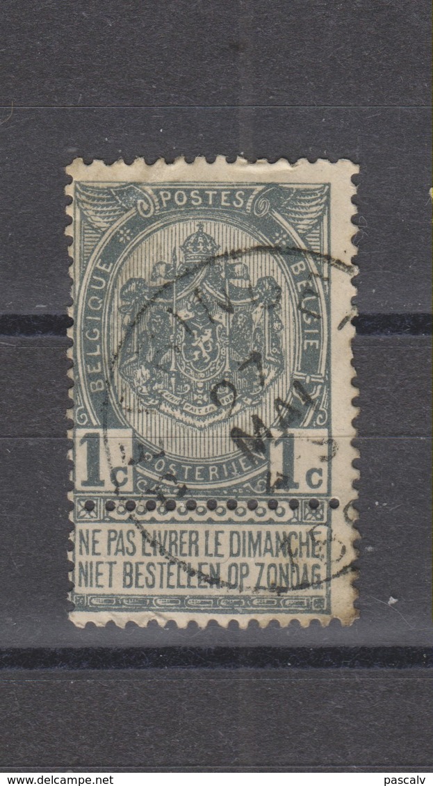 COB 53 Oblitération Centrale BEERINGEN - 1893-1907 Coat Of Arms