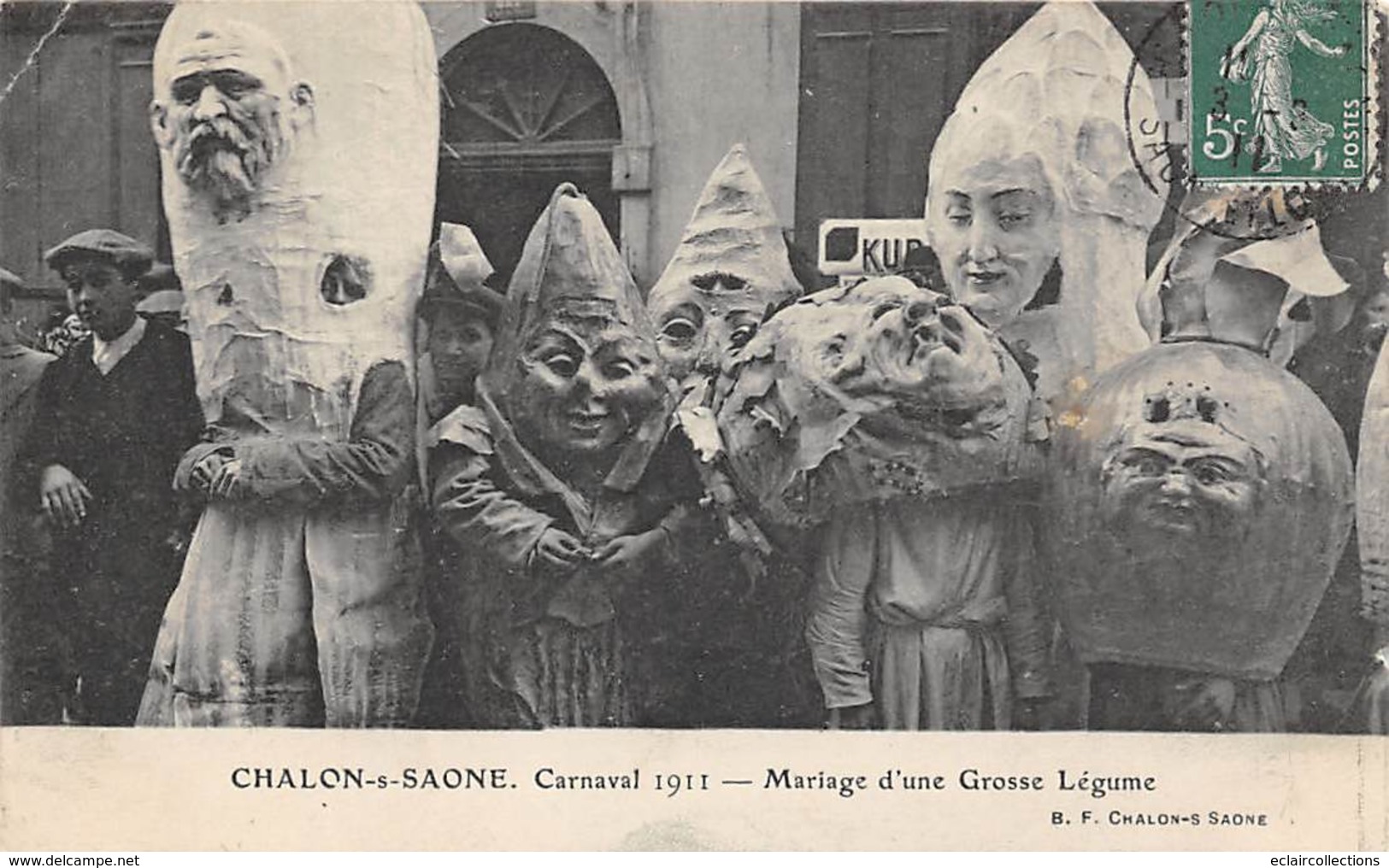 Chalon Sur Saône     71     Carnaval  1911   Mariage D'une Grosse Légume      (voir Scan) - Chalon Sur Saone