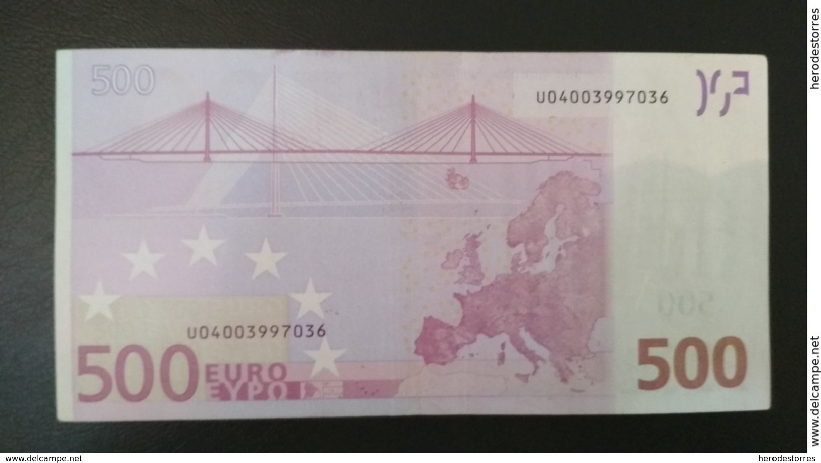 500 EURO FRANCIA(U), R001 ,DUISEMBERG - 500 Euro