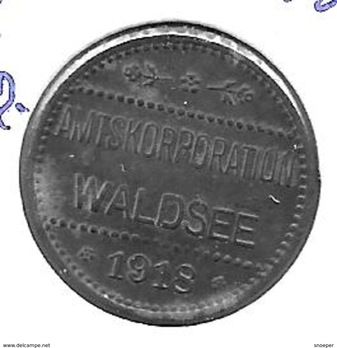 *notgeld  Waldsee  10 Pfennig  1918 Zn   569.2 - Altri & Non Classificati