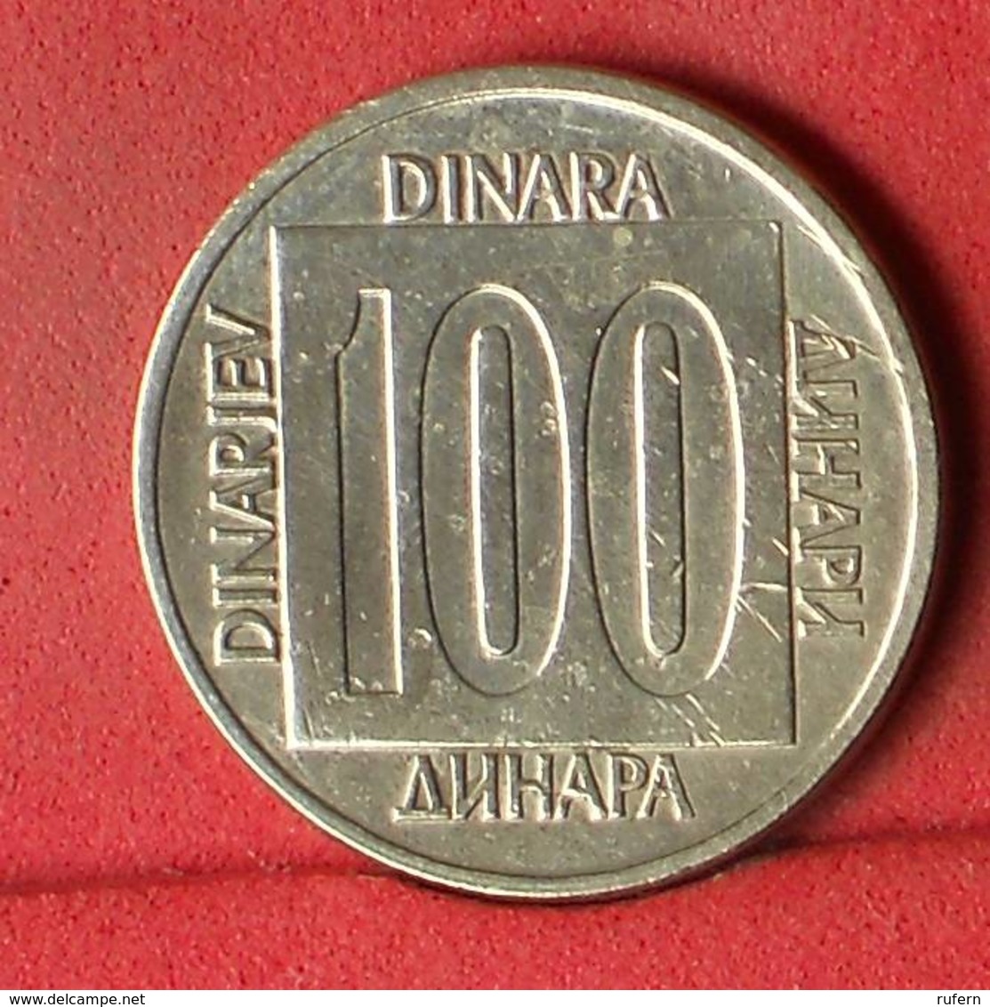 YUGOSLAVIA 100 DINARA 1989 -    KM# 134 - (Nº32587) - Yougoslavie