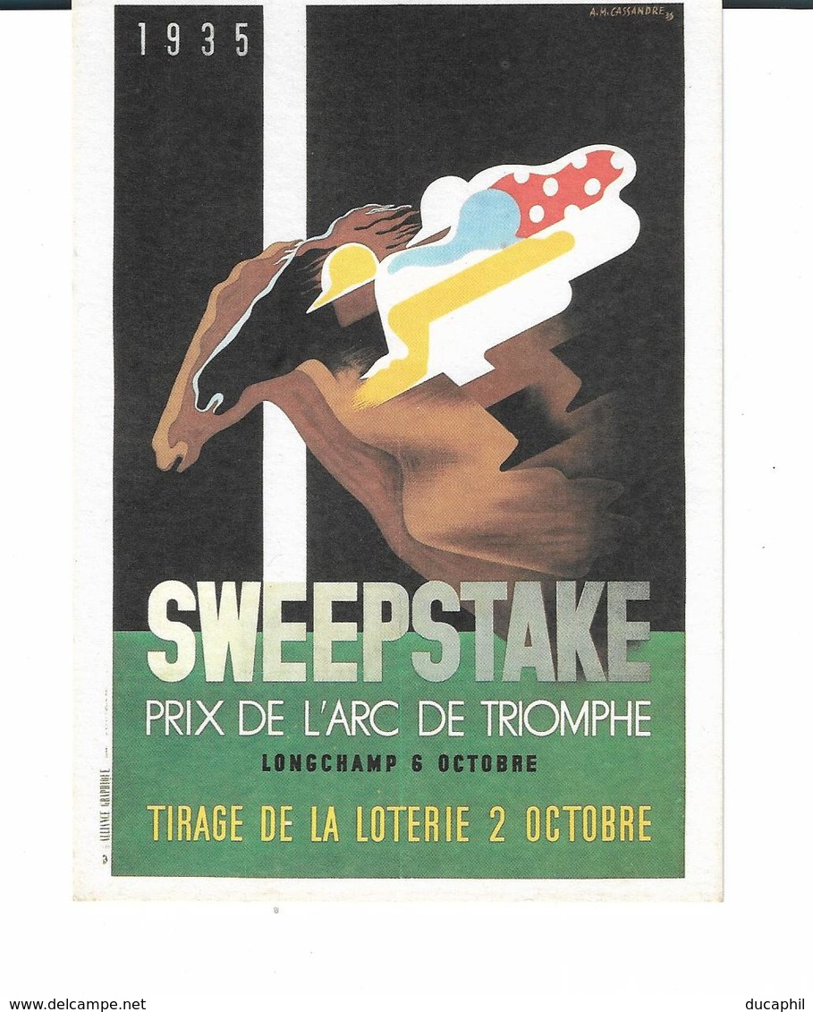 CP -  PRIX DE L ARC DE TRIOMPHE 1935. - Advertising