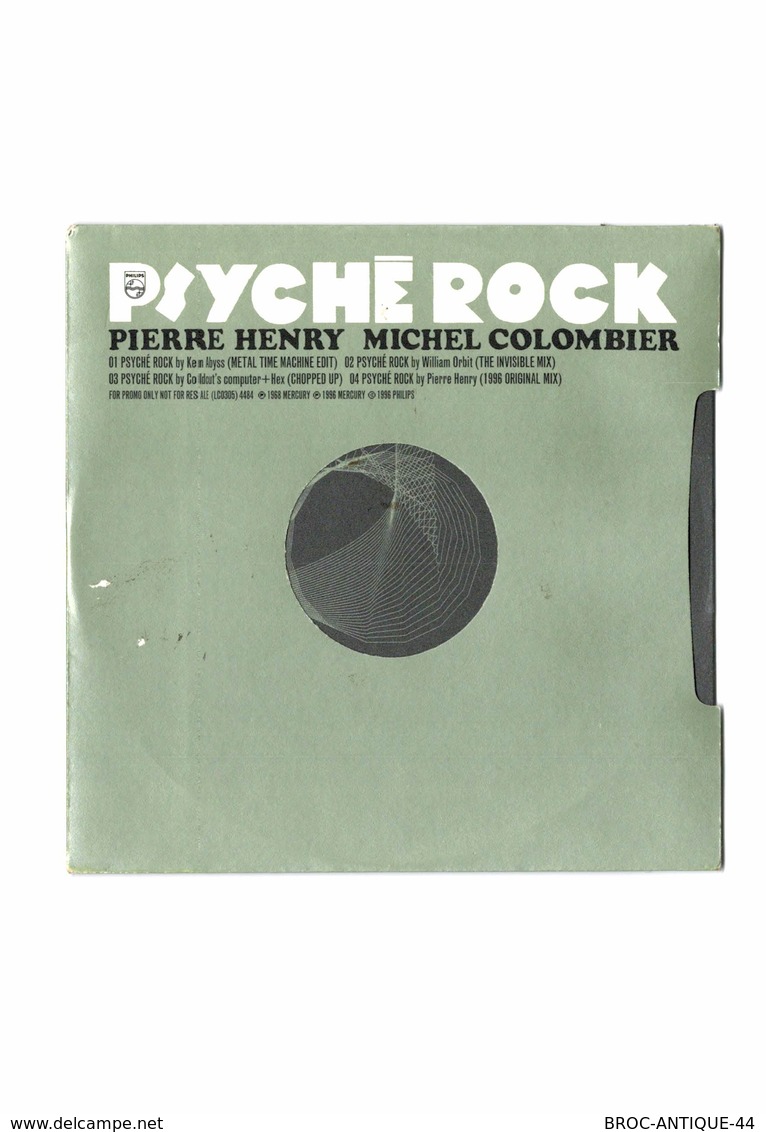 CD N°4854 - PIERRE HENRY & MICHEL COLOMBIER - PSYCHE ROCK - COMPILATION 4 TITRES - Dance, Techno & House