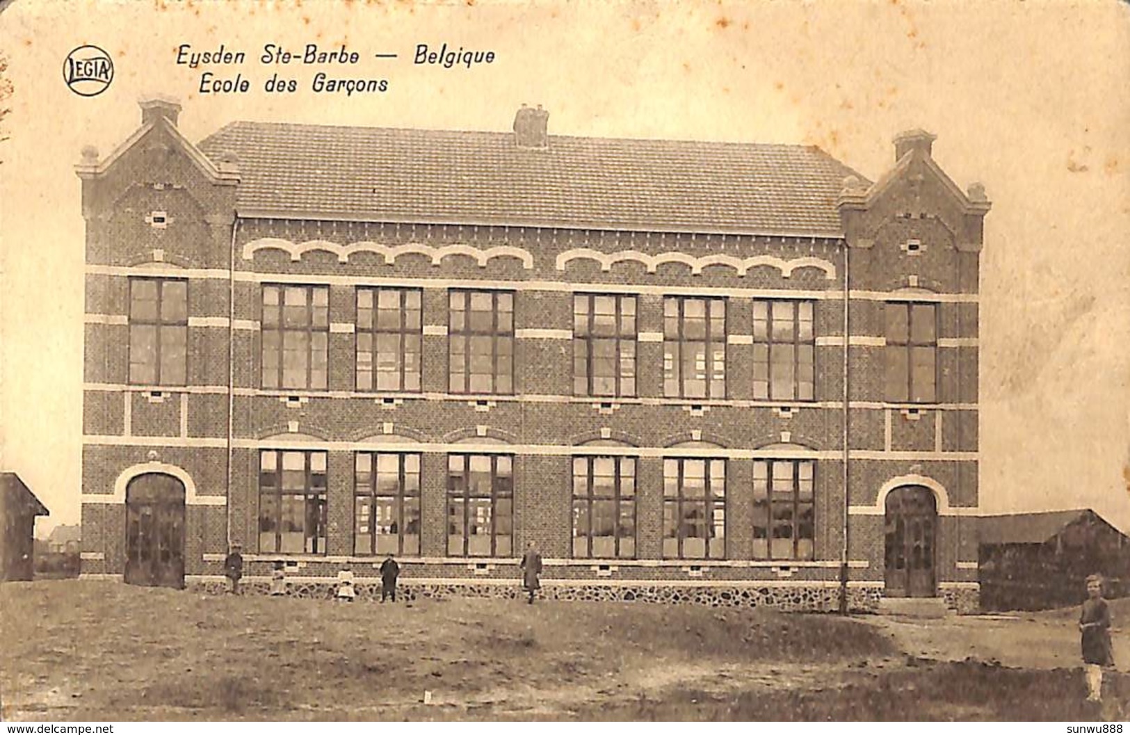 Eysden - Ste Barbe - Ecole Des Garçons (animatie, Legia 1925?) - Maasmechelen