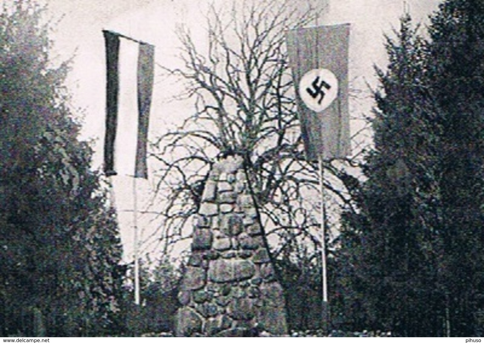 D-10097   BISSENDORF : Heldenhain Der Samtgemeinde Bissendorf ( Swastiki-Fahne) - Osnabrueck