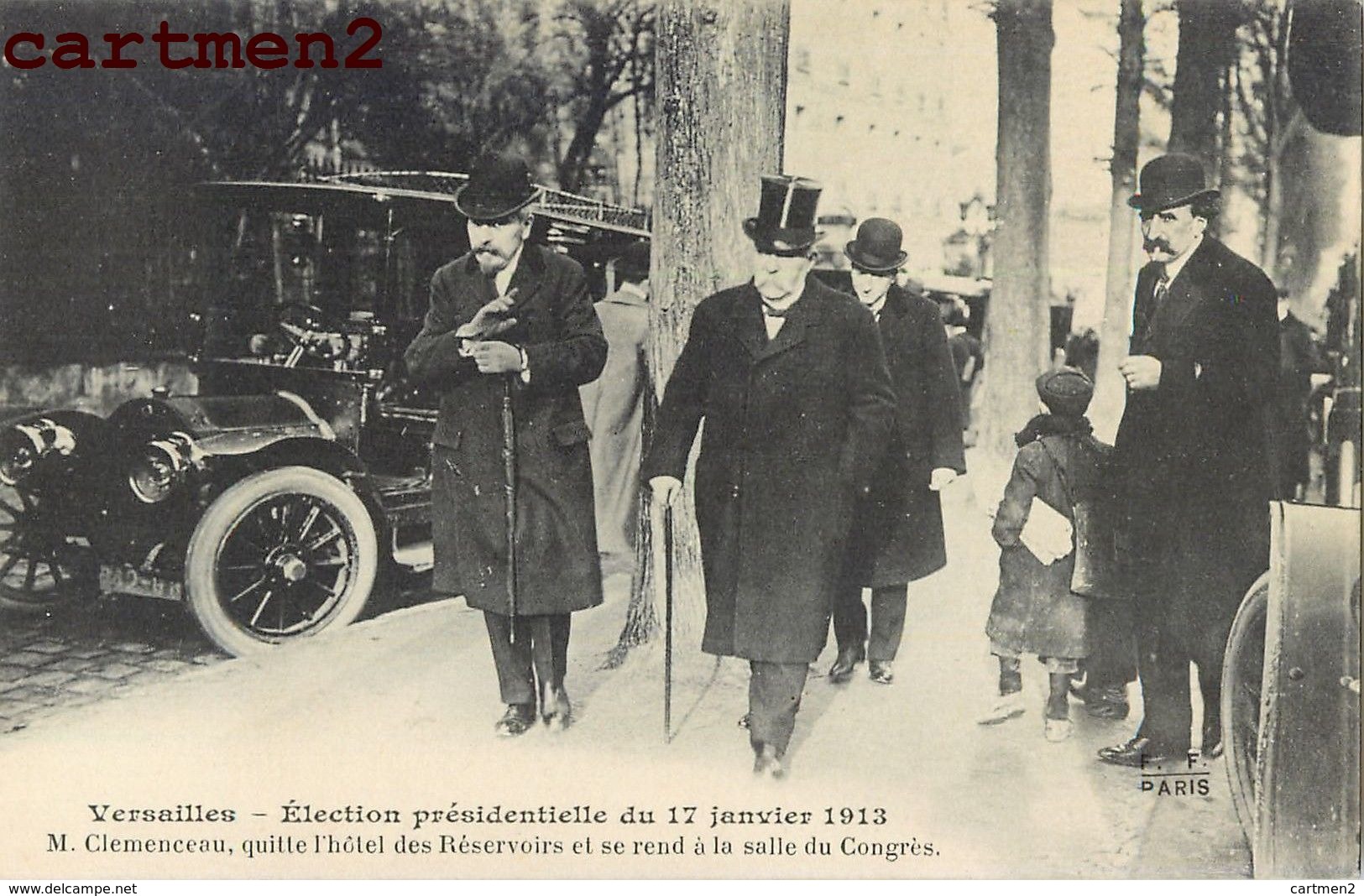 VERSAILLES ELECTIONS PRESIDENTIELLES M. CLEMENCEAU SE REND A LA SALLE DU CONGRES 78 - Versailles