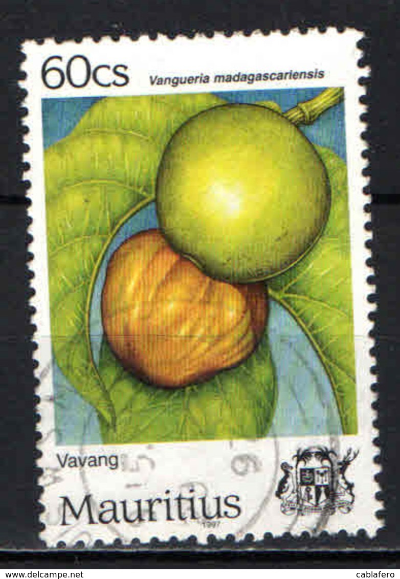 MAURITIUS - 1997 - Fruit - Vangueria Madgascariensis - USATO - Mauritius (1968-...)