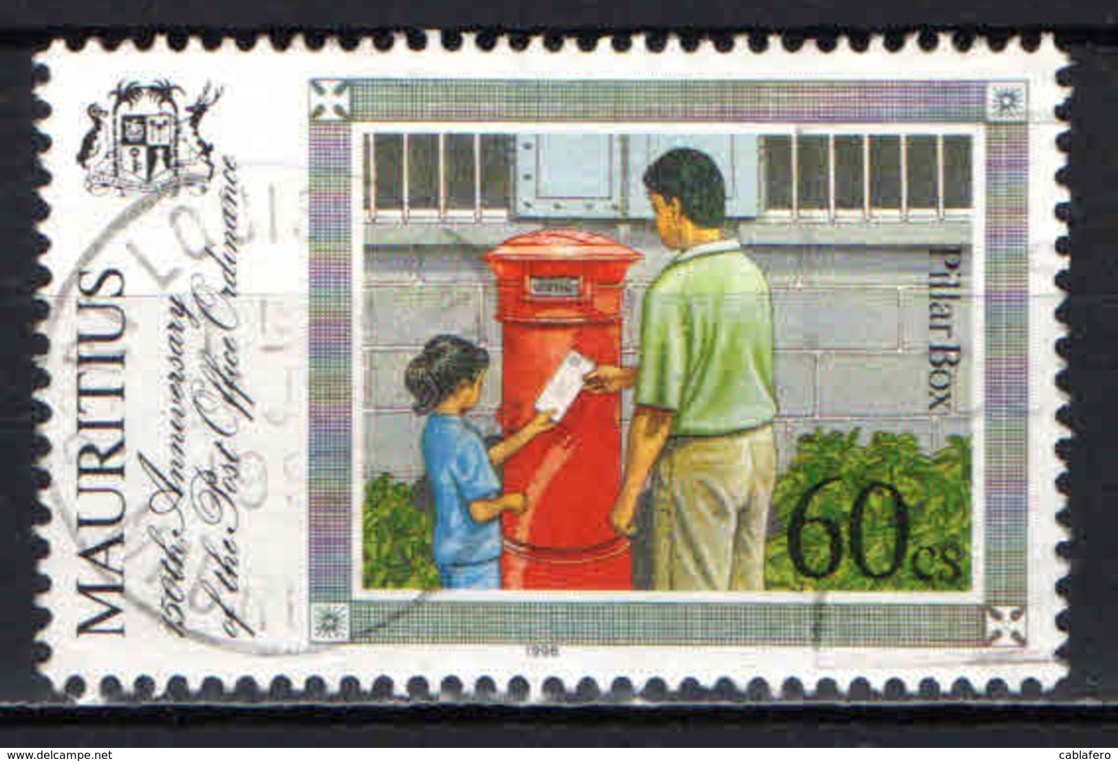 MAURITIUS - 1996 - Post Office Ordinance, 150th Anniv. - USATO - Mauritius (1968-...)