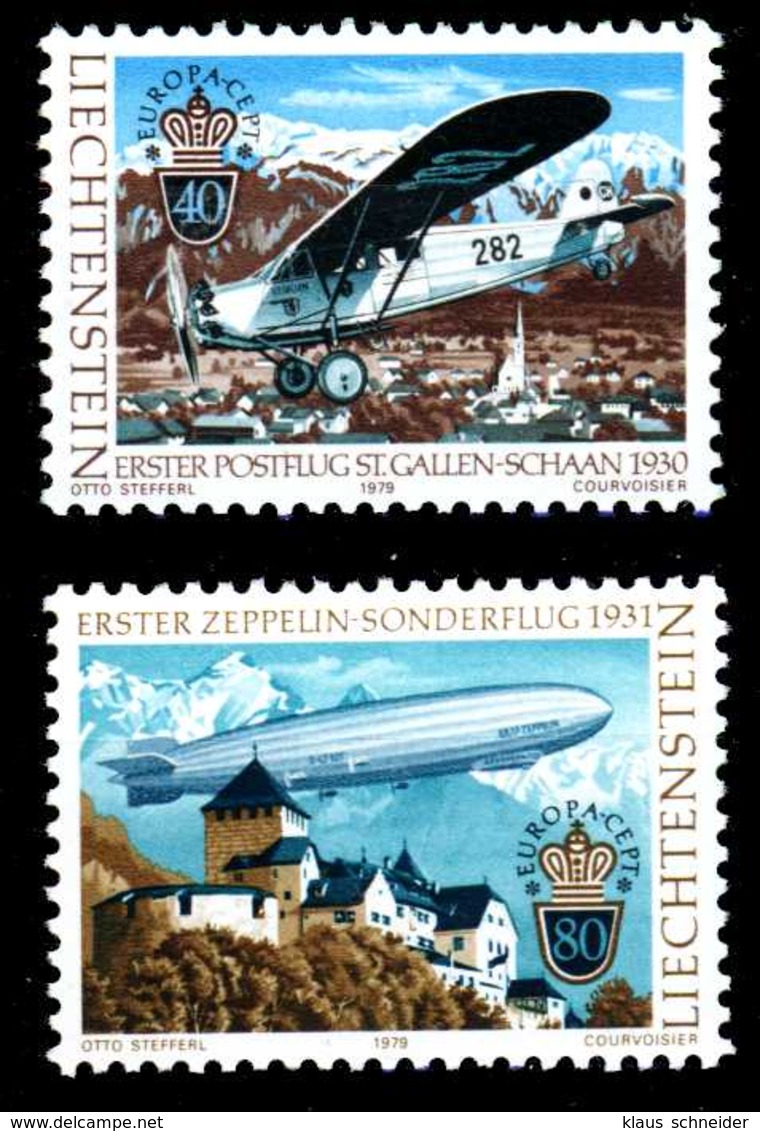 LIECHTENSTEIN 1979 Nr 723-724 Postfrisch SB4649E - Unused Stamps