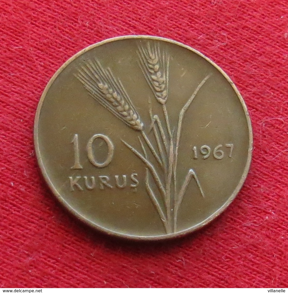 Turkey 10 Kurus 1967 KM# 891.1 Turquia Turquie - Turquia