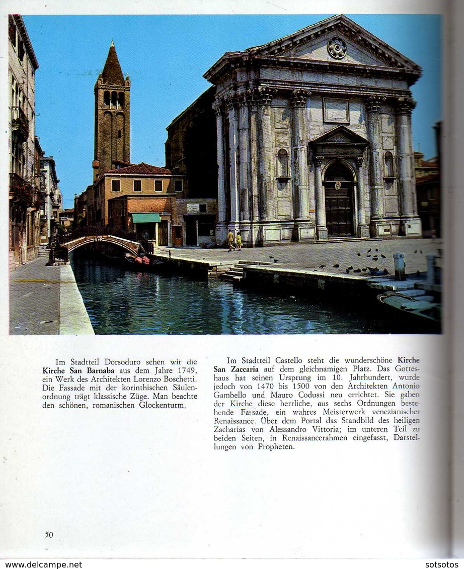 VENEDIG in 80 farbphotos - Bonechi editore 1971 - good condition