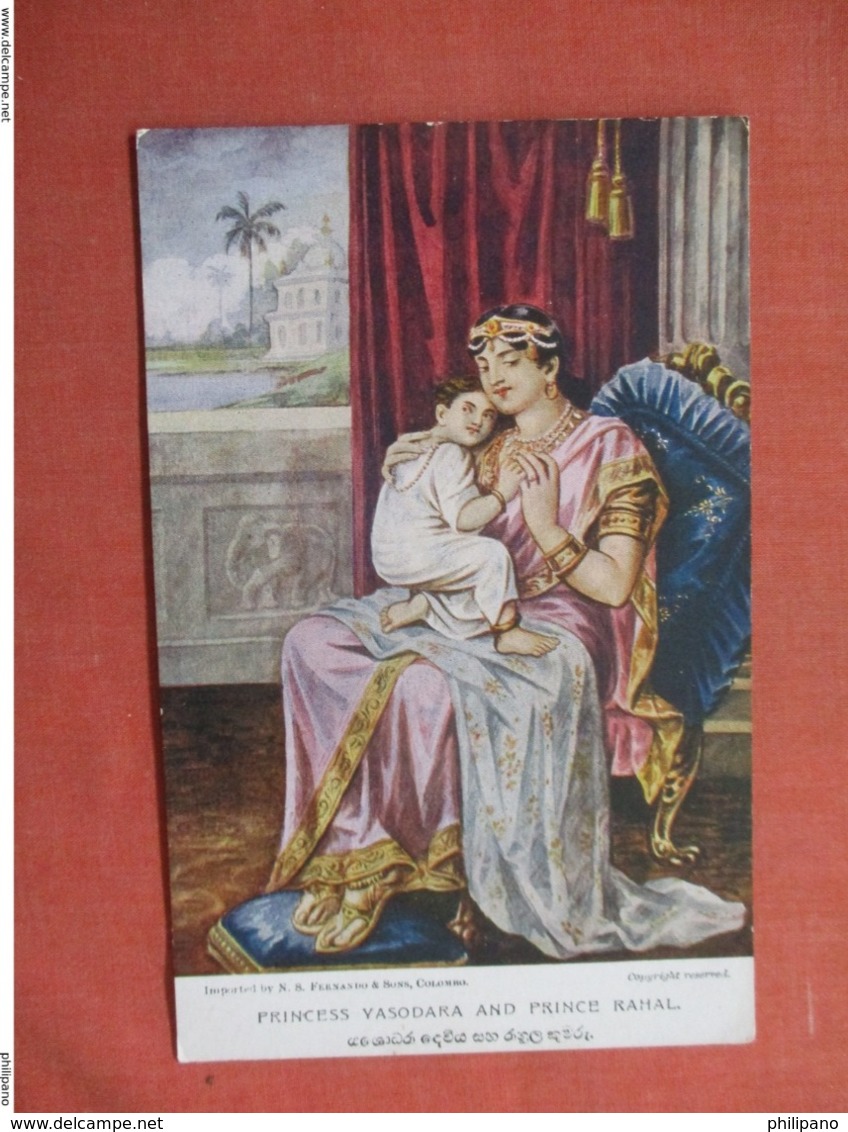 Princess Yasodara & Prince Rahal   Sri Lanka (Ceylon)        Ref 3751 - Sri Lanka (Ceylon)