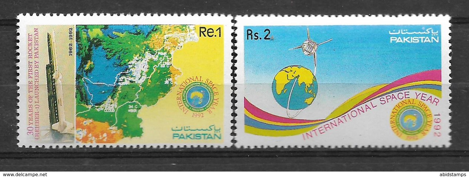 PAKISTAN 1992 INTERNATIONAL SPACE YEAR MNH - Pakistan