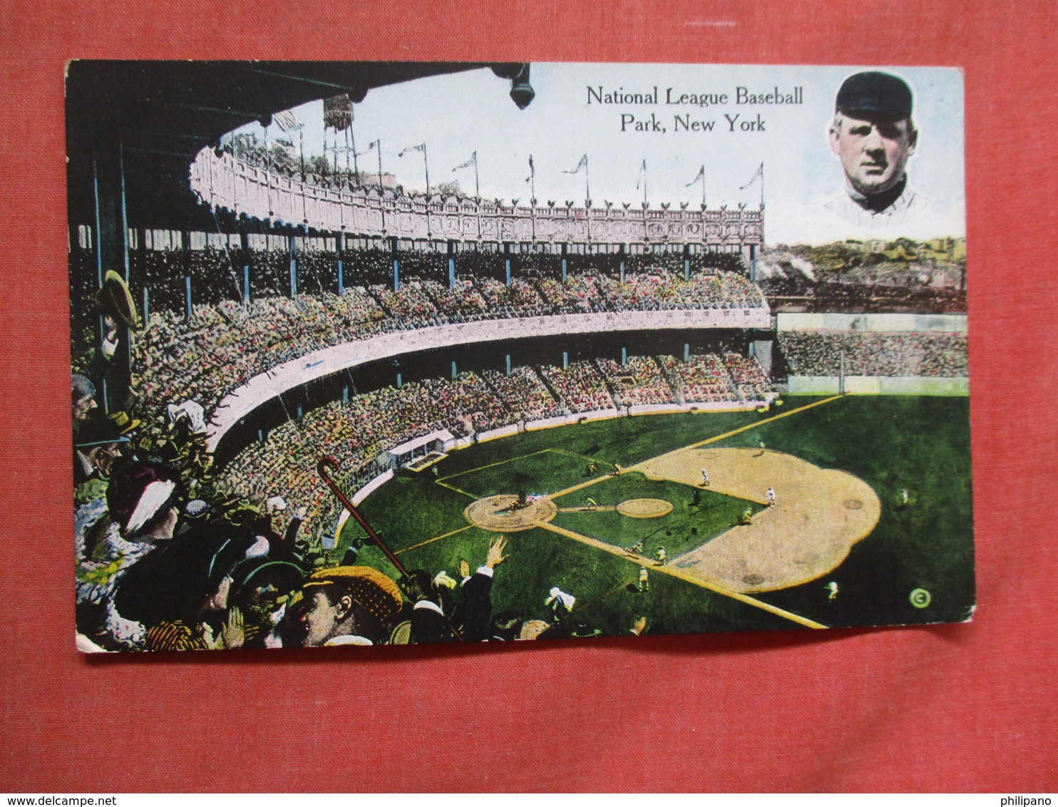 Johnny McGraw Polo Grounds  New York Giants     Ref 3752 - Baseball