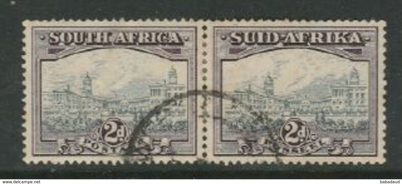 South Africa,  1941, 2d Grey & Dull Purple, Used - Oblitérés