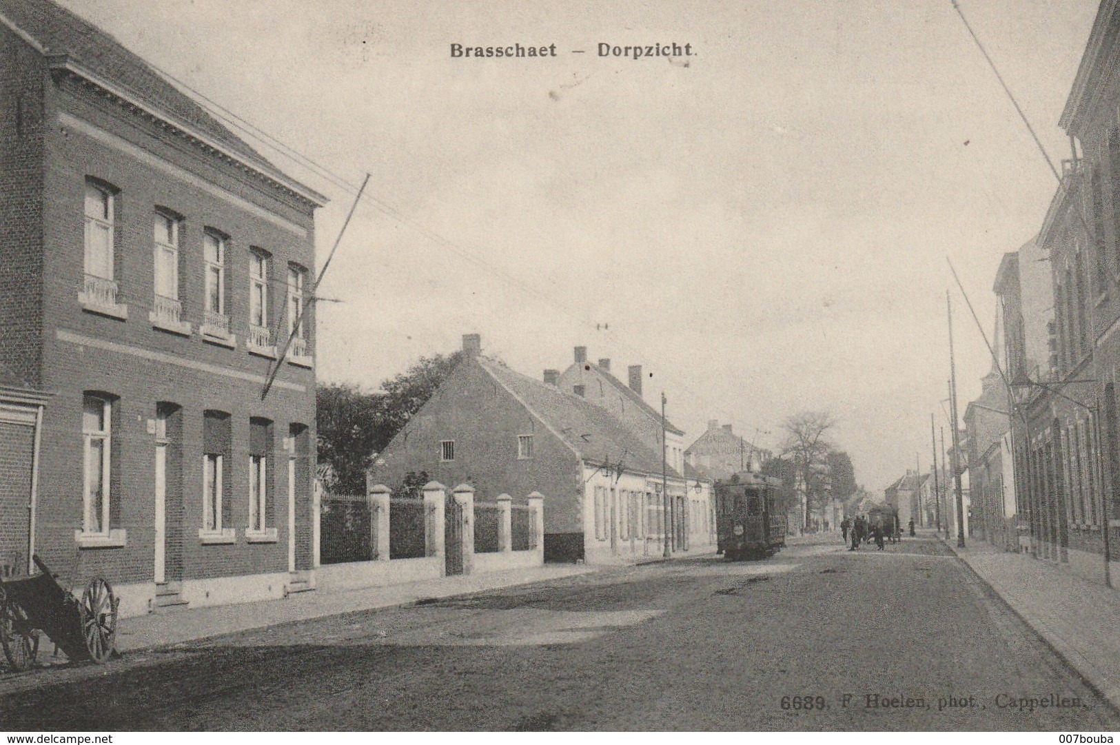 BRASSCHAAT / BRASSCHAET - DORPZICHT - TRAM / Voyagée 1913 / PHOTO F. HOELEN - CAPPELLEN - Brasschaat