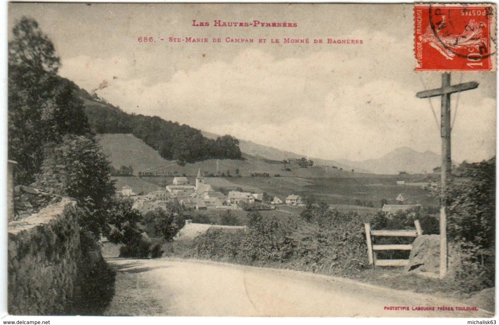 4ND 85 CPA - SAINTE MARIE CAMPAN ET LE MONNE DE BAGNERES - Sonstige & Ohne Zuordnung