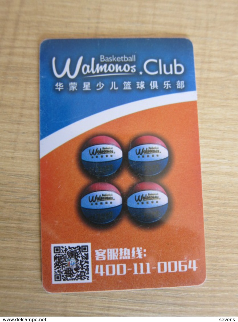 Walmonos Basketball Club Card,boy Play Basketball - Non Classificati