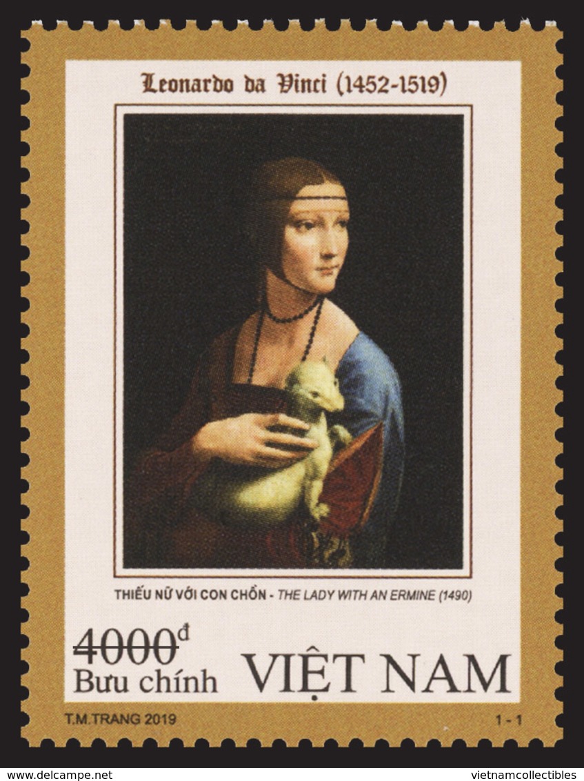 FDC Vietnam Viet Nam With Stamp & Souvenir Sheet Issued On 5 Dec 2019 : 500th Death Ann. Of Leonardo Da Vinci (Ms1116) - Vietnam