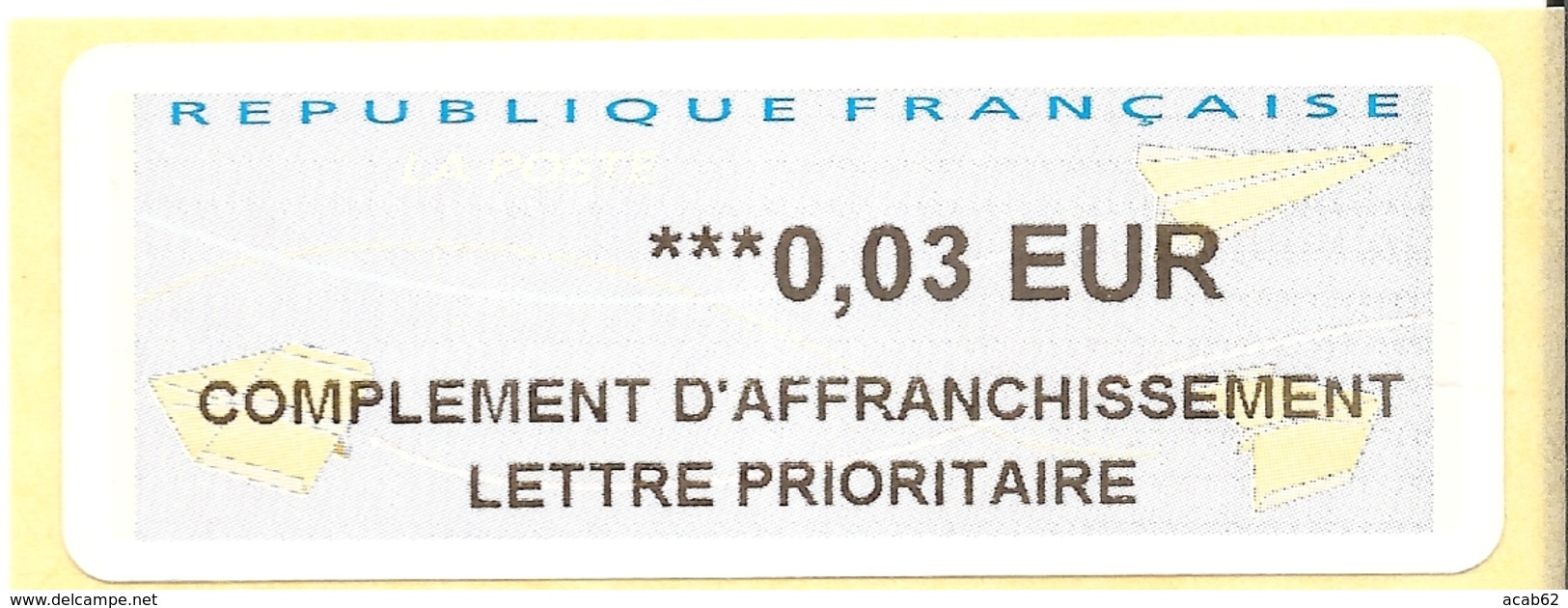 France Lisa Complément D'affranchissement ( 0,03€) - 2000 « Avions En Papier »