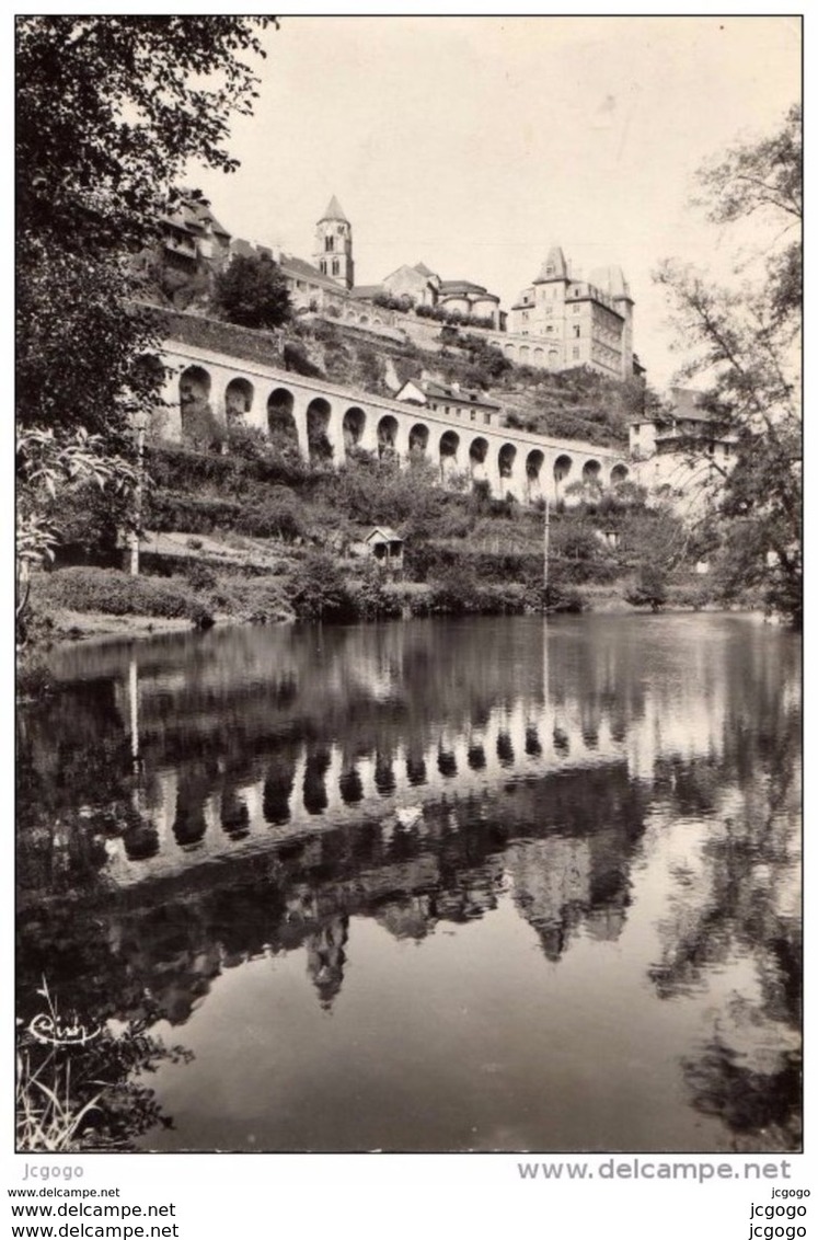 UZERCHE - Reflet Dans La Vézère. Carte écrite En 1961  2 Scans TBE - Uzerche