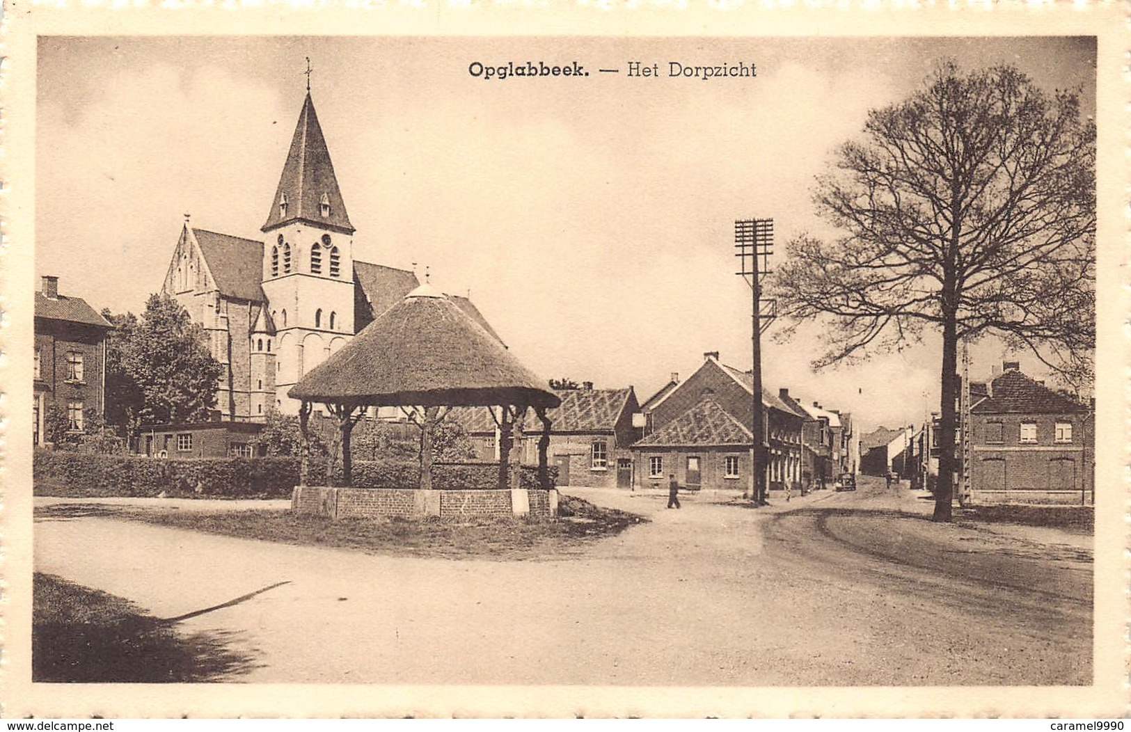 Limburg Opglabbeek  Het Dorpzicht  Kerk Kiosk      M 1470 - Opglabbeek