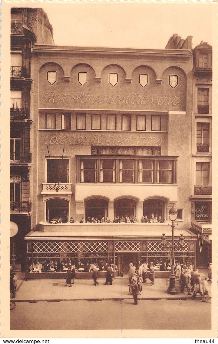 ¤¤  -  BELGIQUE   -  BRUXELLES   -  Café, Taverne " Aux Armes Des Brasseurs "  -  Bières " WIELEMANS "        -   ¤¤ - Cafés, Hotels, Restaurants