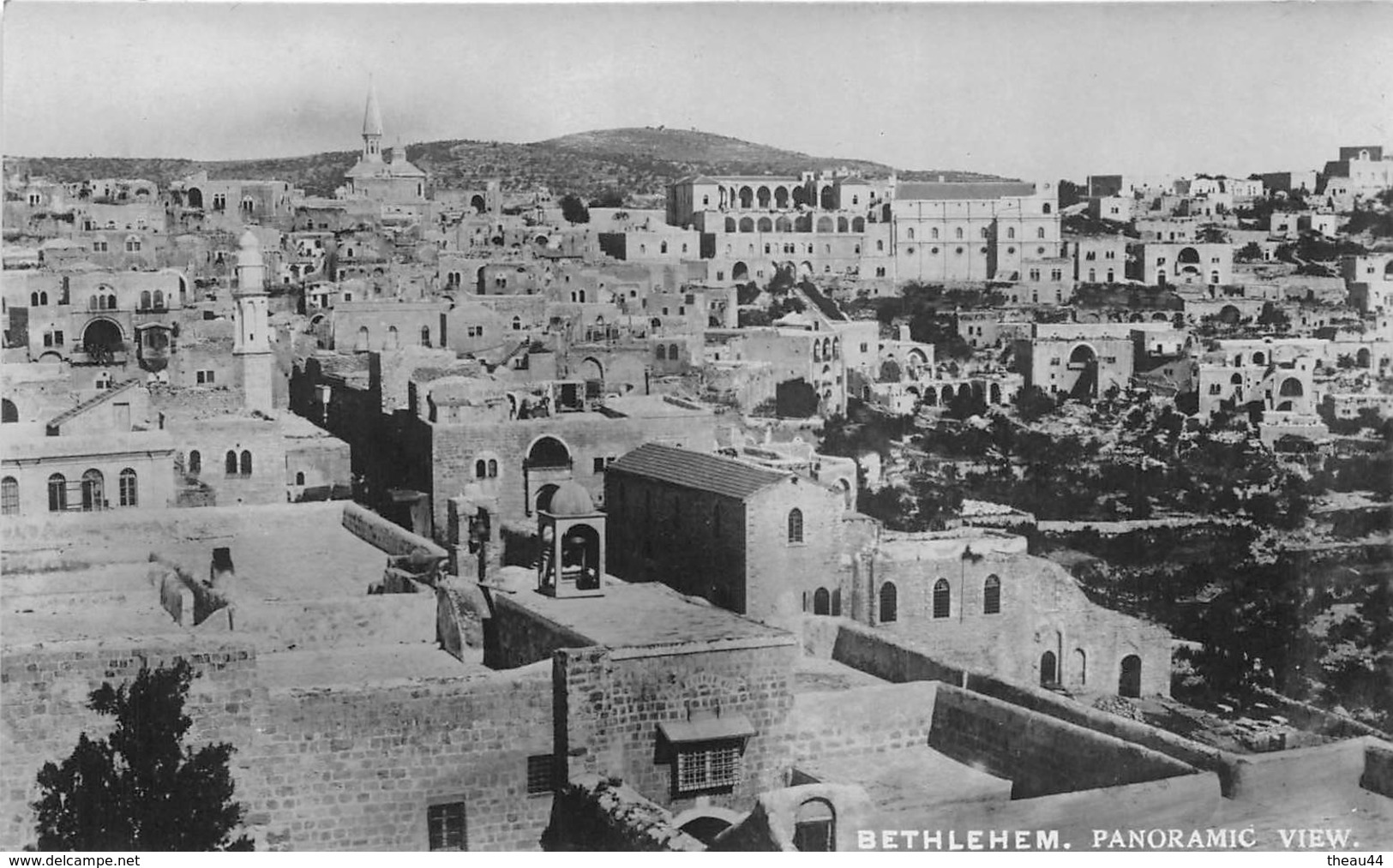 ¤¤  -  ISRAËL   -   Carte-Photo   -  BETHLEHEM  -   Panorama   -   Judaïca       -   ¤¤ - Israel