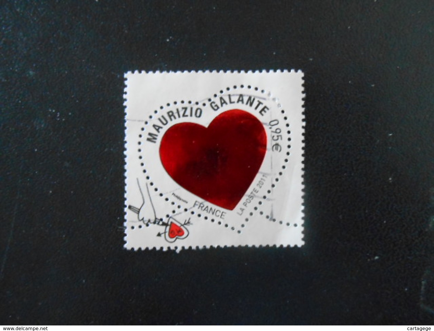 FRANCE  YT 4529 COEUR DE GALANTE 0,95€ - Gebraucht