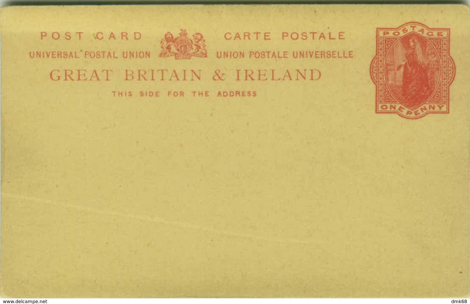 GREAT BRITAIN & IRELAND  POSTAL STATIONERY - ONE PENNY (BG6411) - Zonder Classificatie