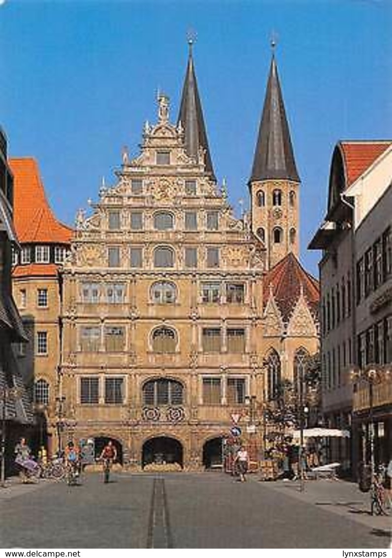 Braunschweig Gewandhaus Renaissance Giebel Ostfassade, Turmne Von St Martini - Braunschweig