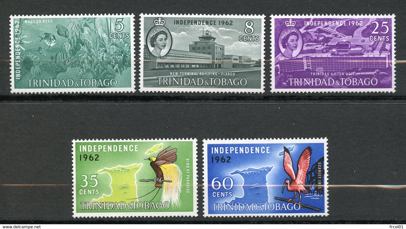 Trinité Et Tobago, Yvert 192/196**, Scott 105/109**, SG 300/304**, MNH - Trinité & Tobago (1962-...)