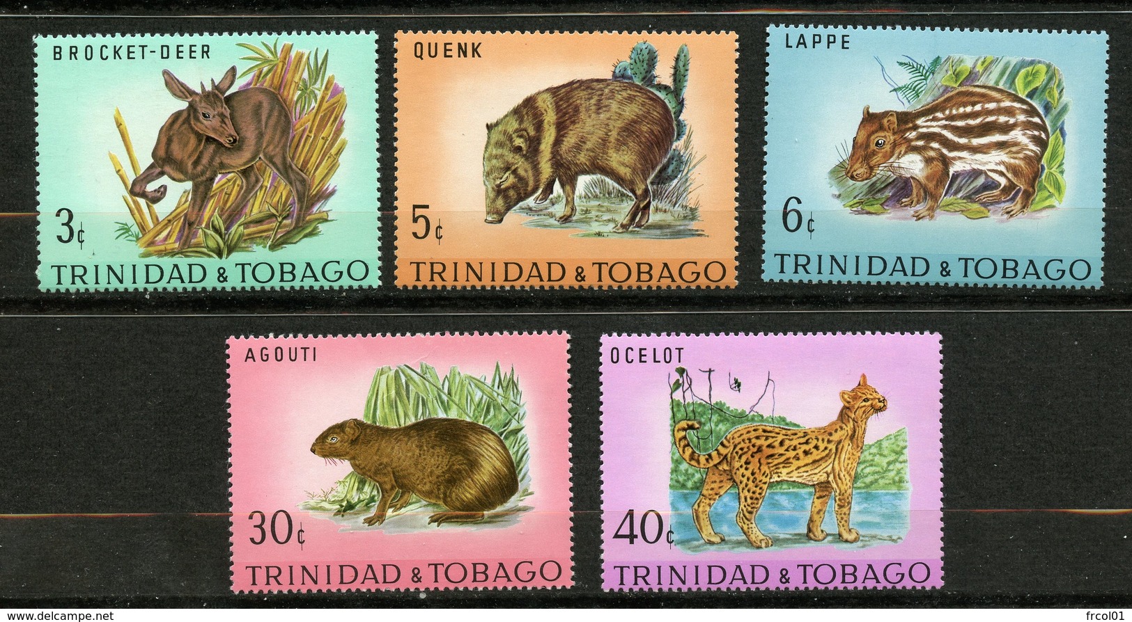 Trinité Et Tobago, Yvert 285/289**, Scott 196/200**, SG 392/396**, MNH - Trinité & Tobago (1962-...)