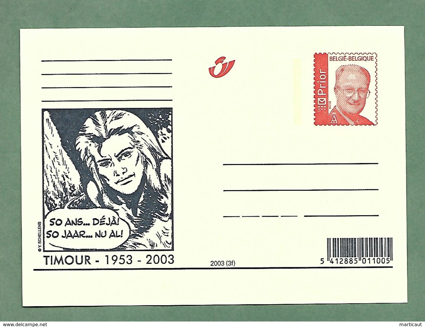 Chick Bill + Timour : 2003 - Illustrated Postcards (1971-2014) [BK]