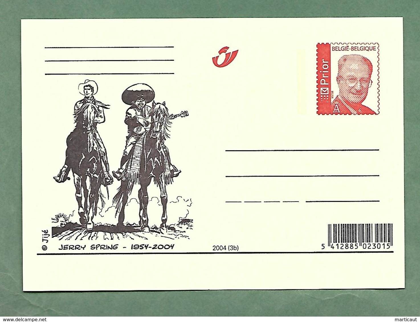 Jerry Spring + La Patrouille Des Castors  : 2004 - Cartes Postales Illustrées (1971-2014) [BK]