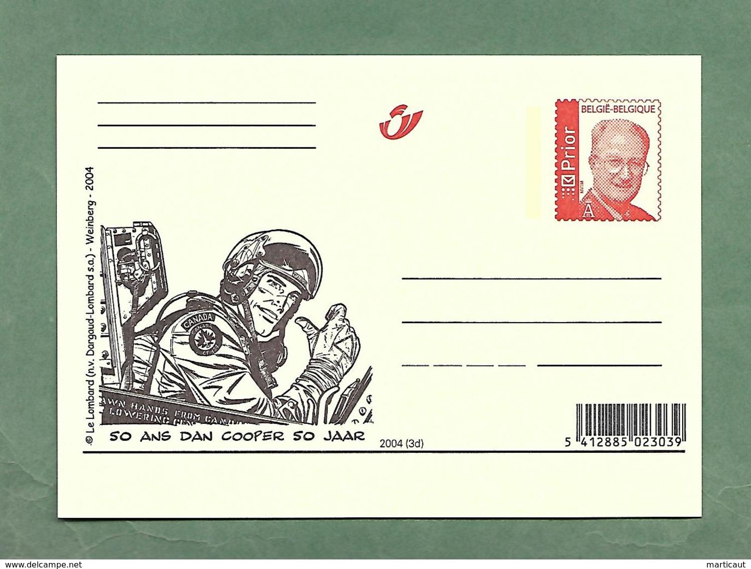 Dan Cooper + Bob Morane  : 2003 Et 2004 - Cartes Postales Illustrées (1971-2014) [BK]