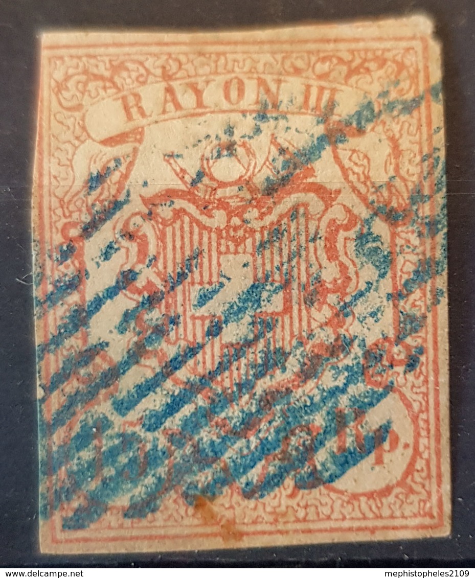 SWITZERLAND 1852 - Canceled - Sc# 12 - 15r - Rayon III - 1843-1852 Kantonalmarken Und Bundesmarken