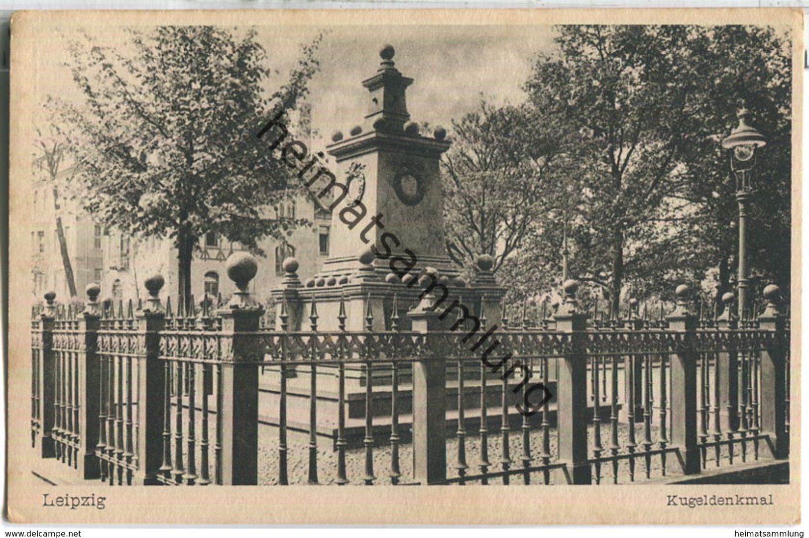 Leipzig - Kugeldenkmal - Patz An Der Marienstrasse - Leipzig